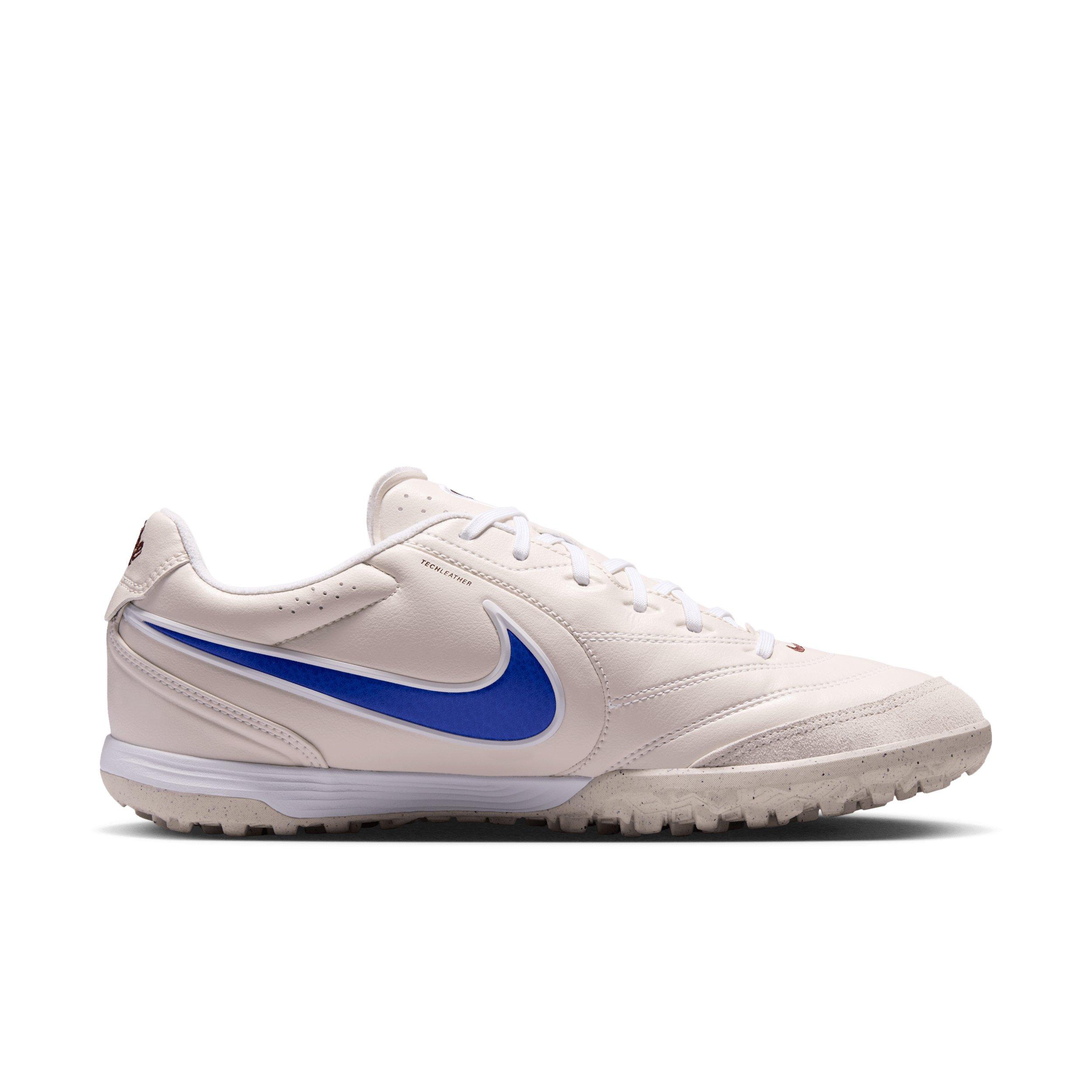 Nike Tiempo Ligera Pro Turf "Chalk/White/Racer Blue" Men's Soccer Shoe - CHALK/WHITE/BLUE